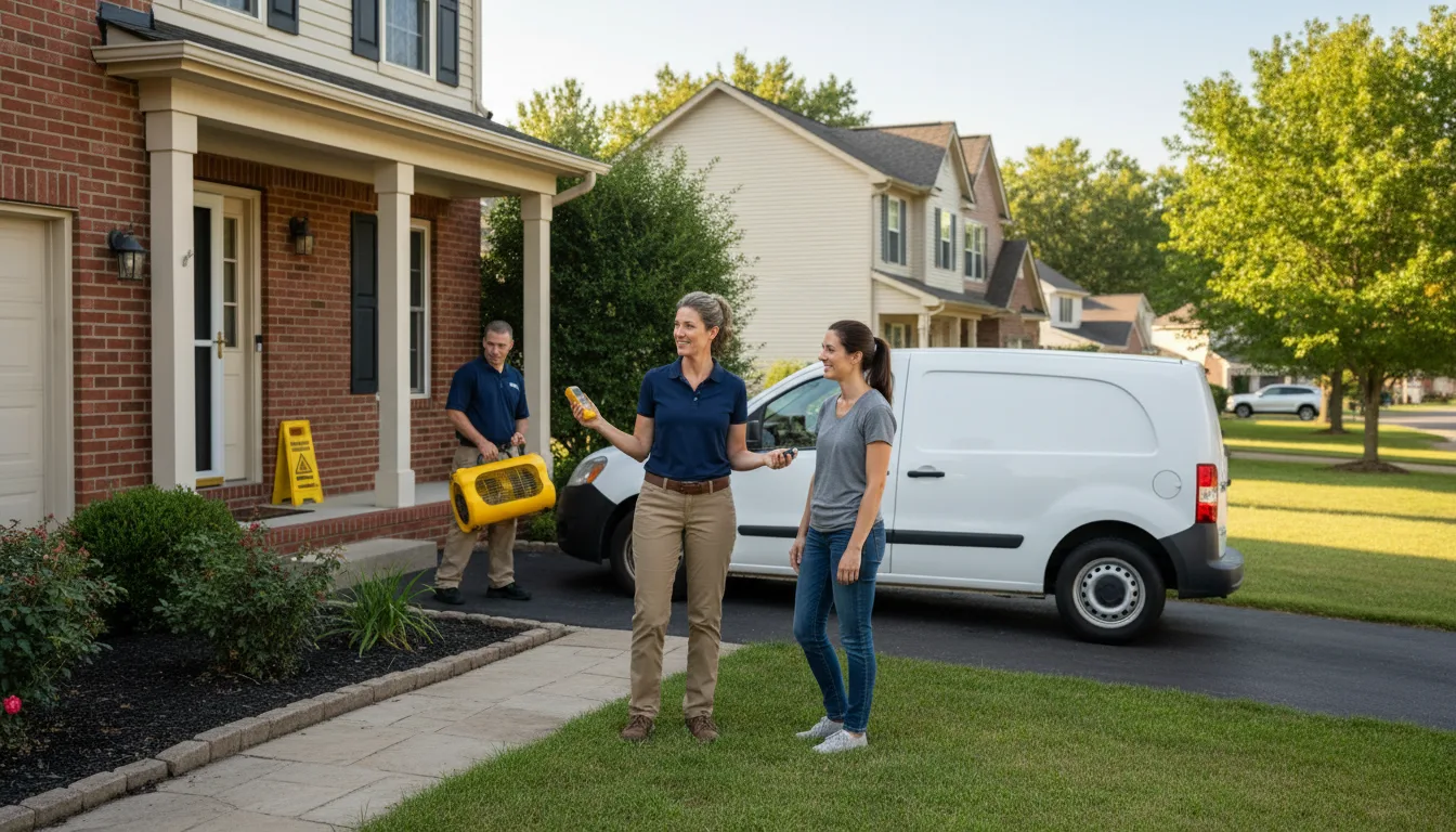Residential water damage restoration in Chester, MT